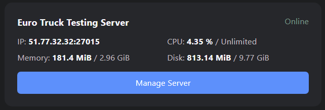 ETS Manage Server